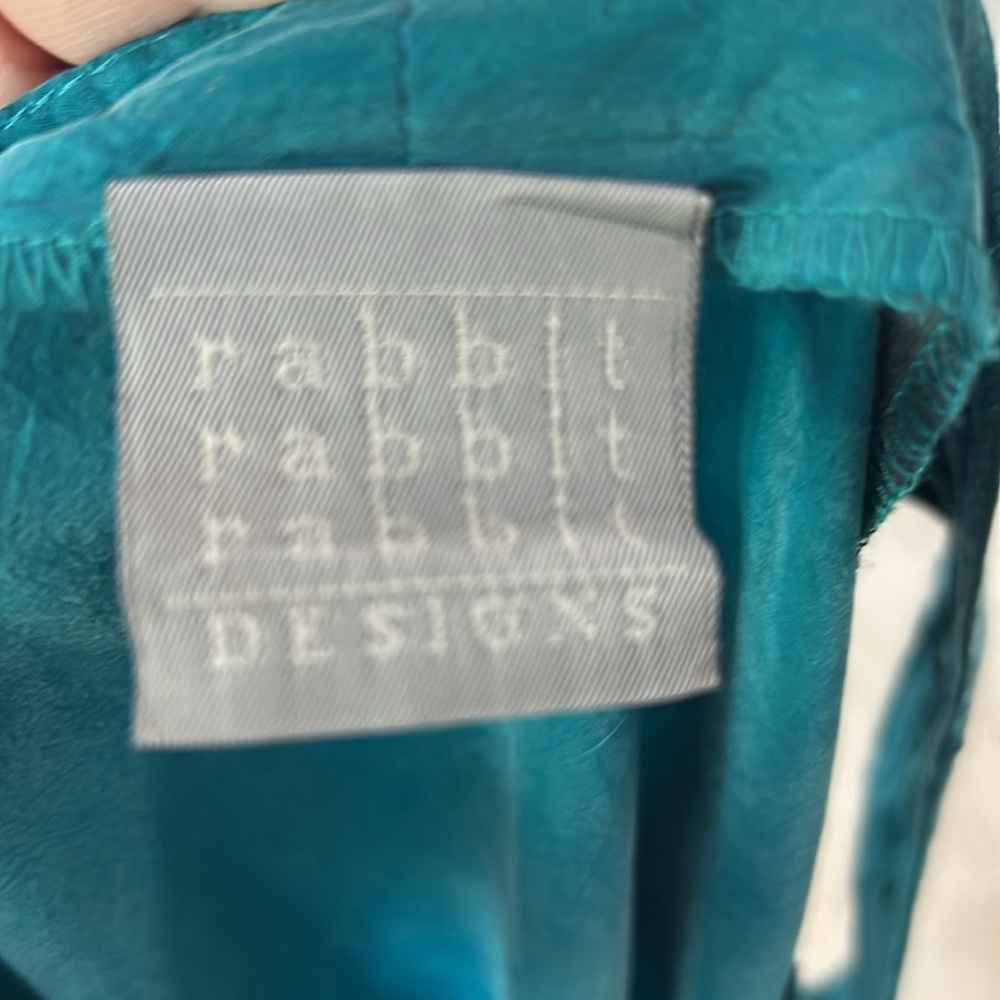 Rabbit Rabbit Rabbit Designs Emerald Green Dress. Size 14M - Picture 6 of 12